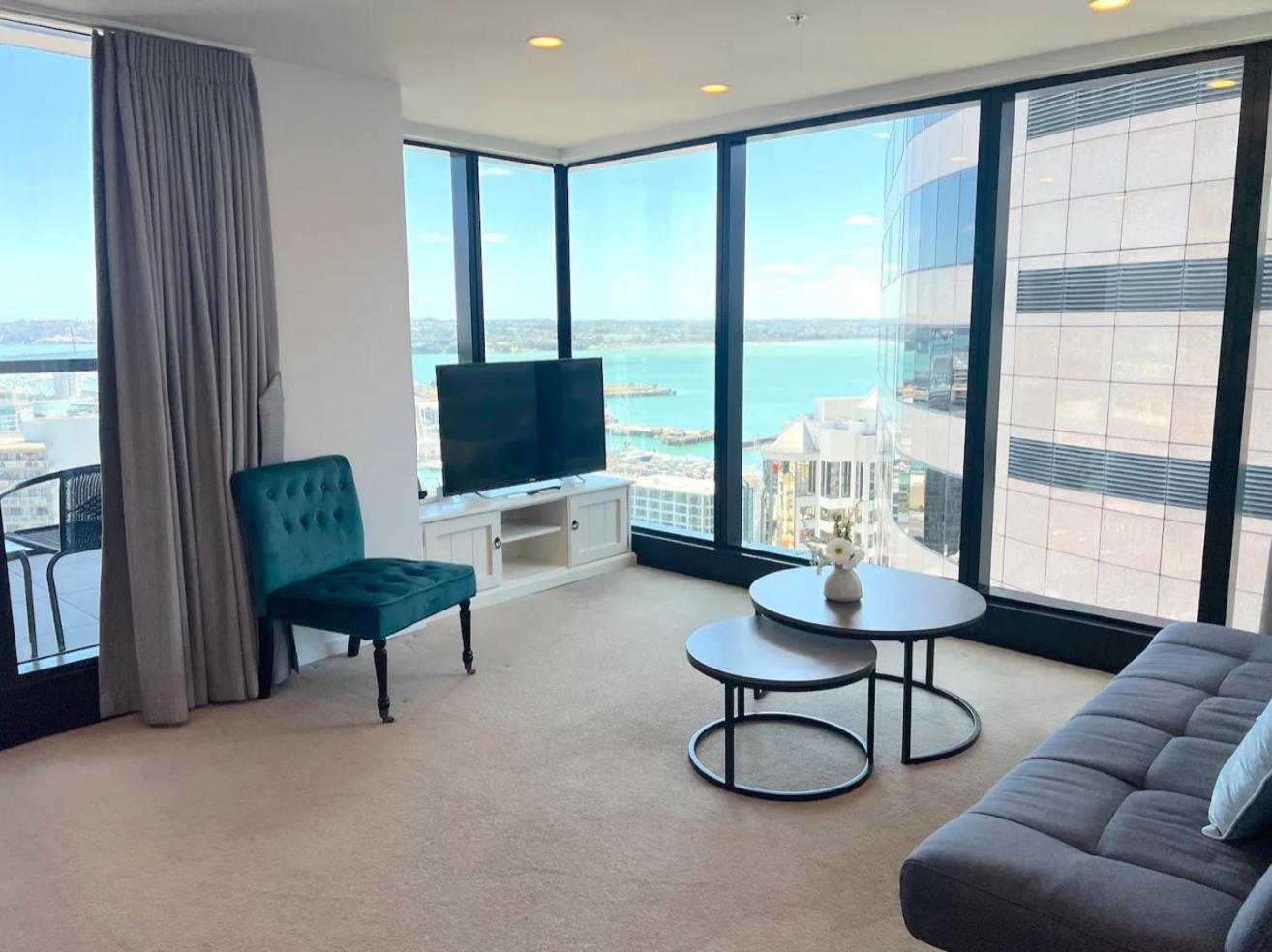 Gorgeous Seaview 2 Bedroom Apartment In Auckland Cbd Zewnętrze zdjęcie