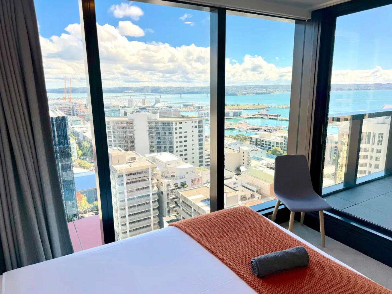Gorgeous Seaview 2 Bedroom Apartment In Auckland Cbd Zewnętrze zdjęcie