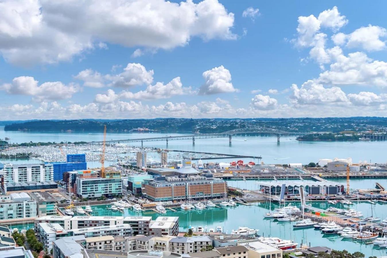Gorgeous Seaview 2 Bedroom Apartment In Auckland Cbd Zewnętrze zdjęcie
