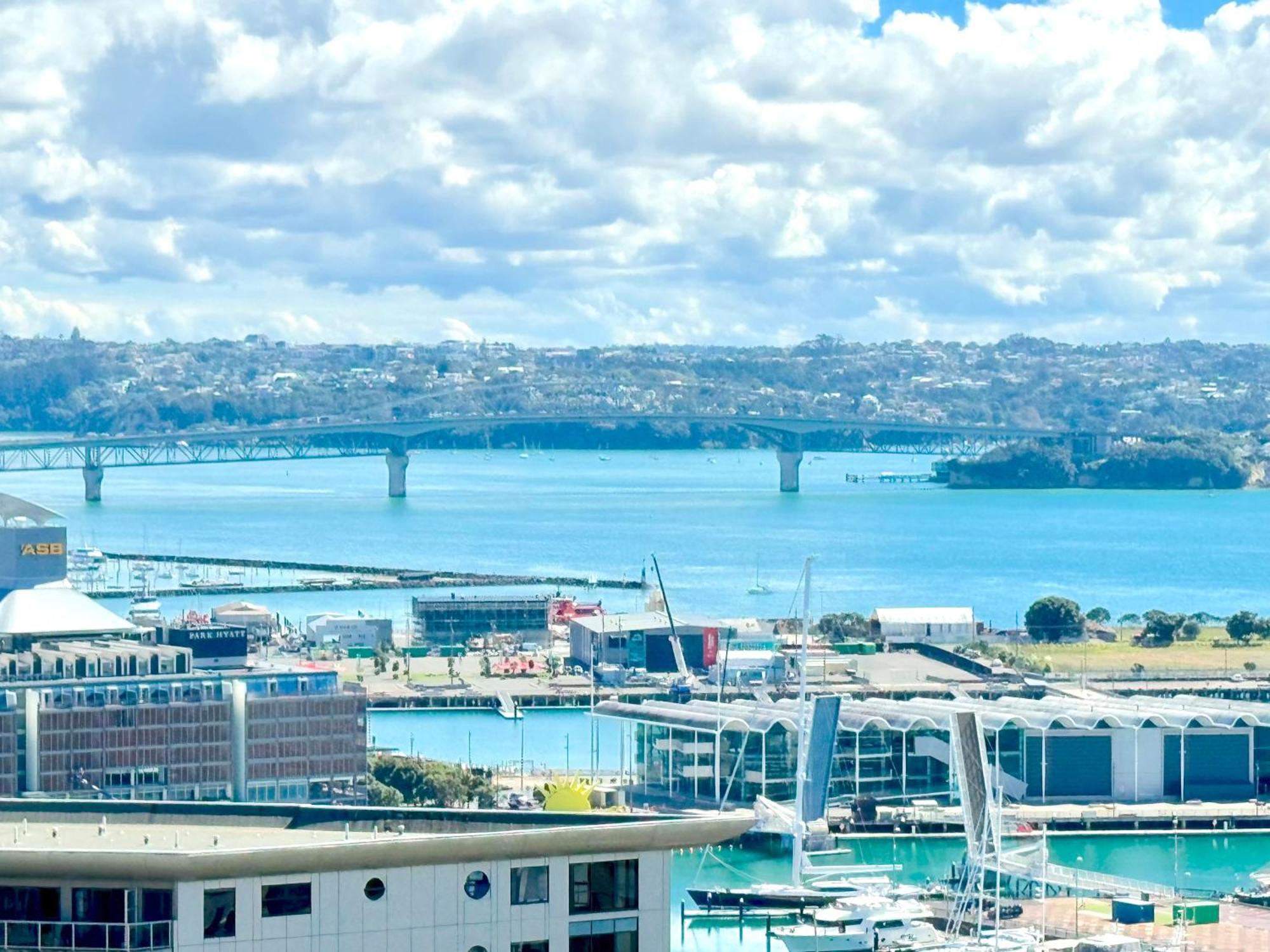 Gorgeous Seaview 2 Bedroom Apartment In Auckland Cbd Zewnętrze zdjęcie